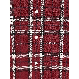 tartan logo overshirt