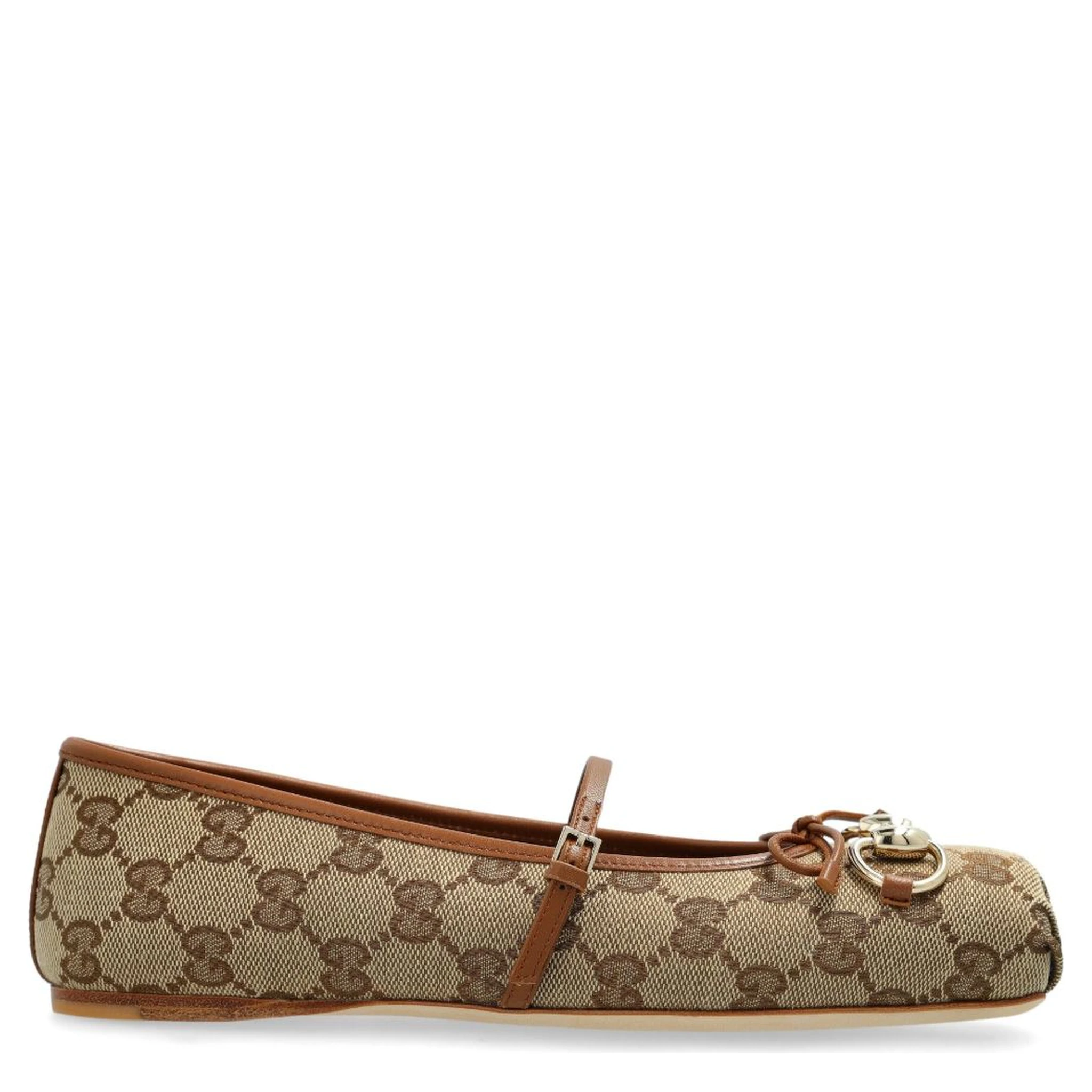 Gucci Flat shoes Leather Brown