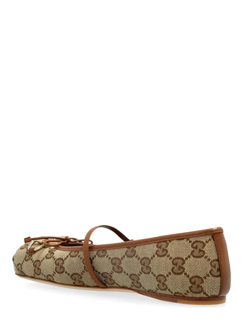 Gucci Flat shoes Leather Brown