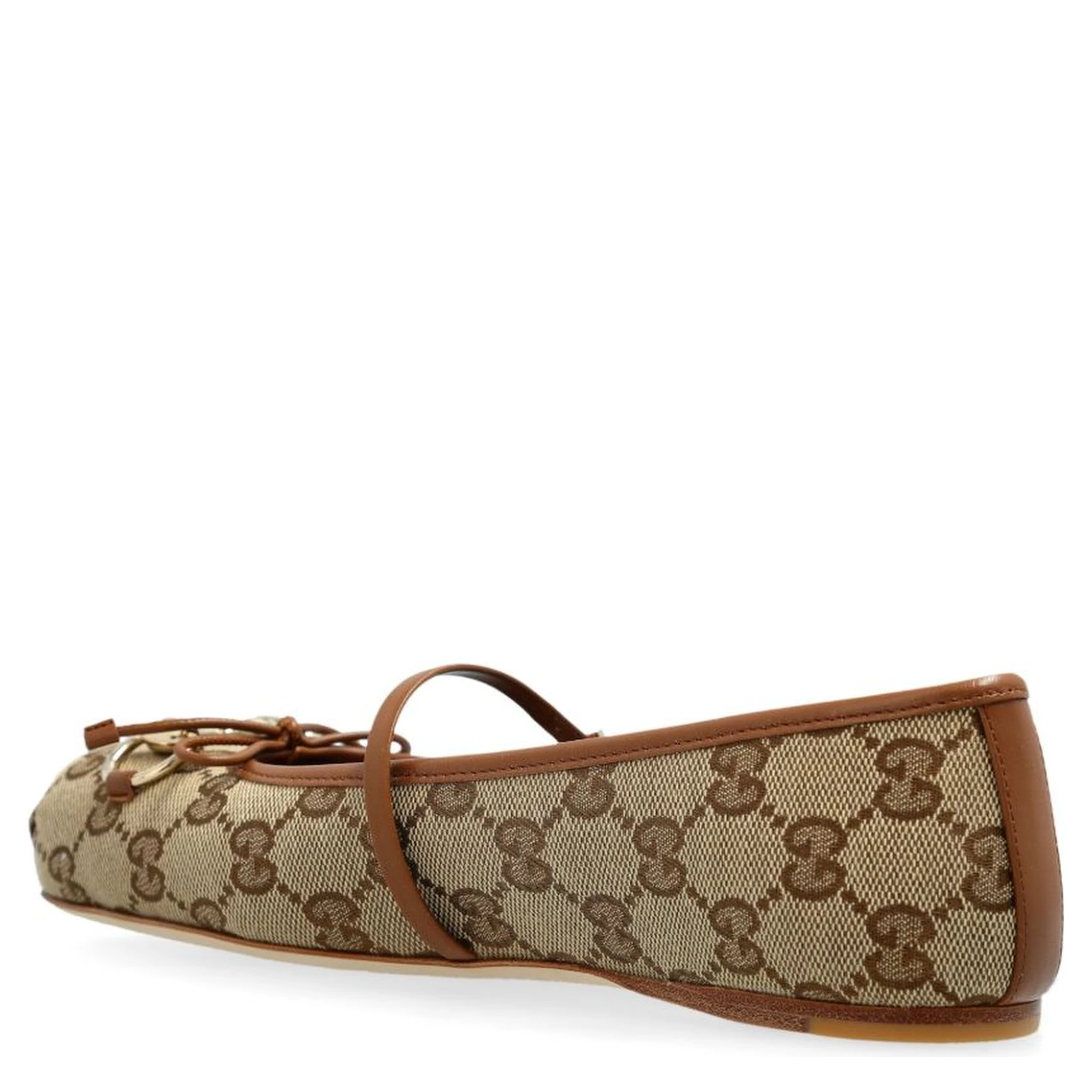 Gucci Flat shoes Leather Brown