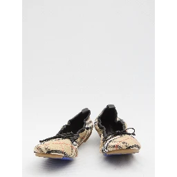 Fawn Check ballet flats