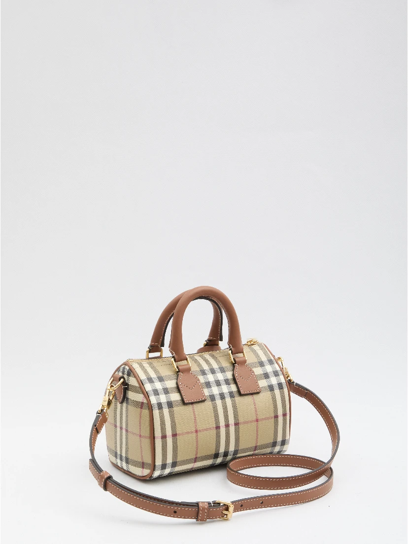 Mini Check bowling bag