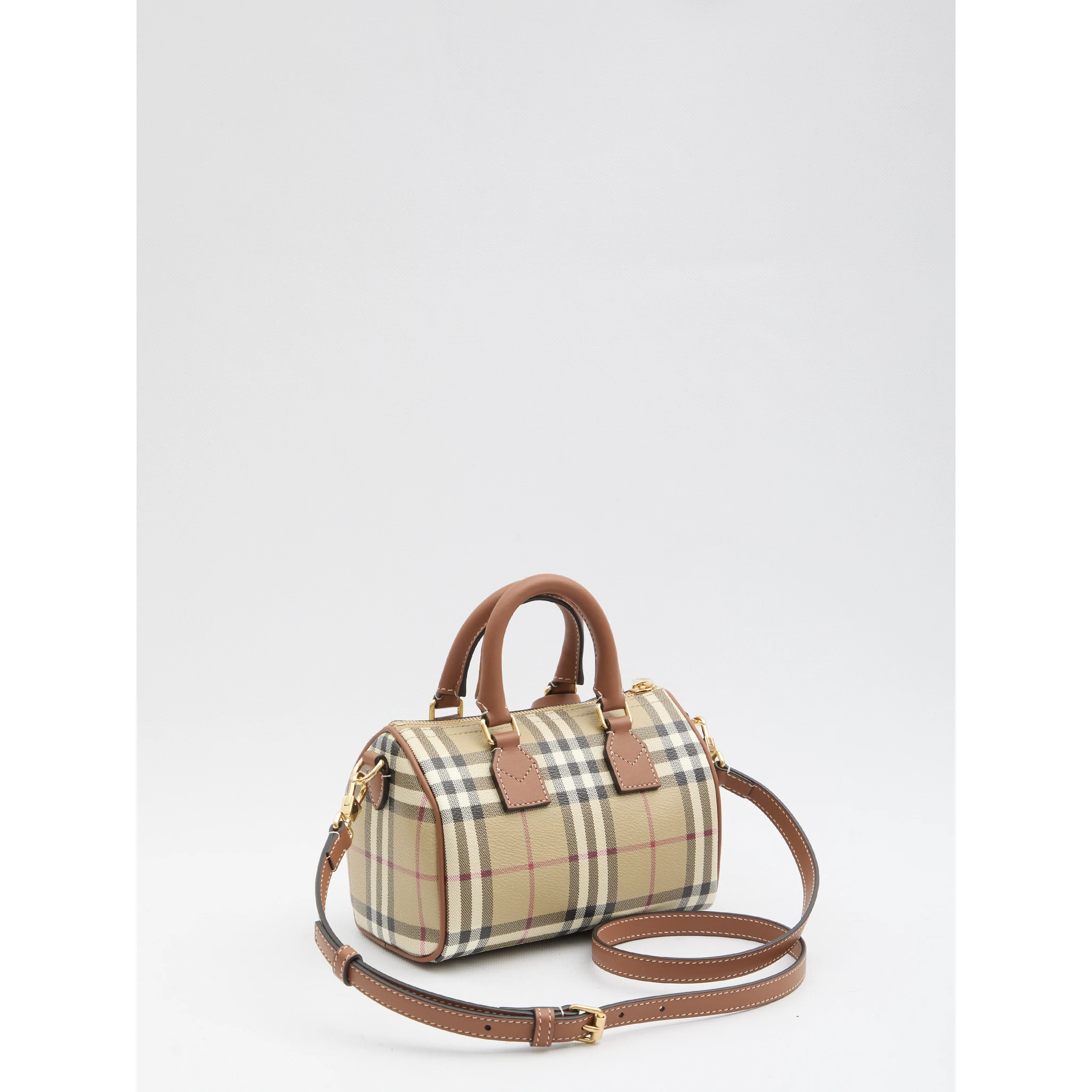 Mini Check bowling bag