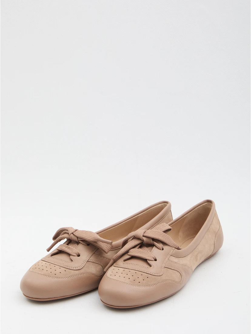 Vault ballet flats