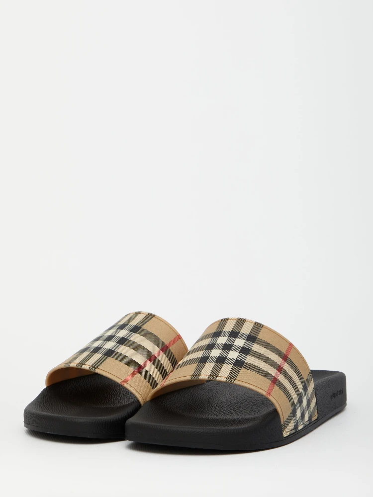 Vintage Check slippers alternative