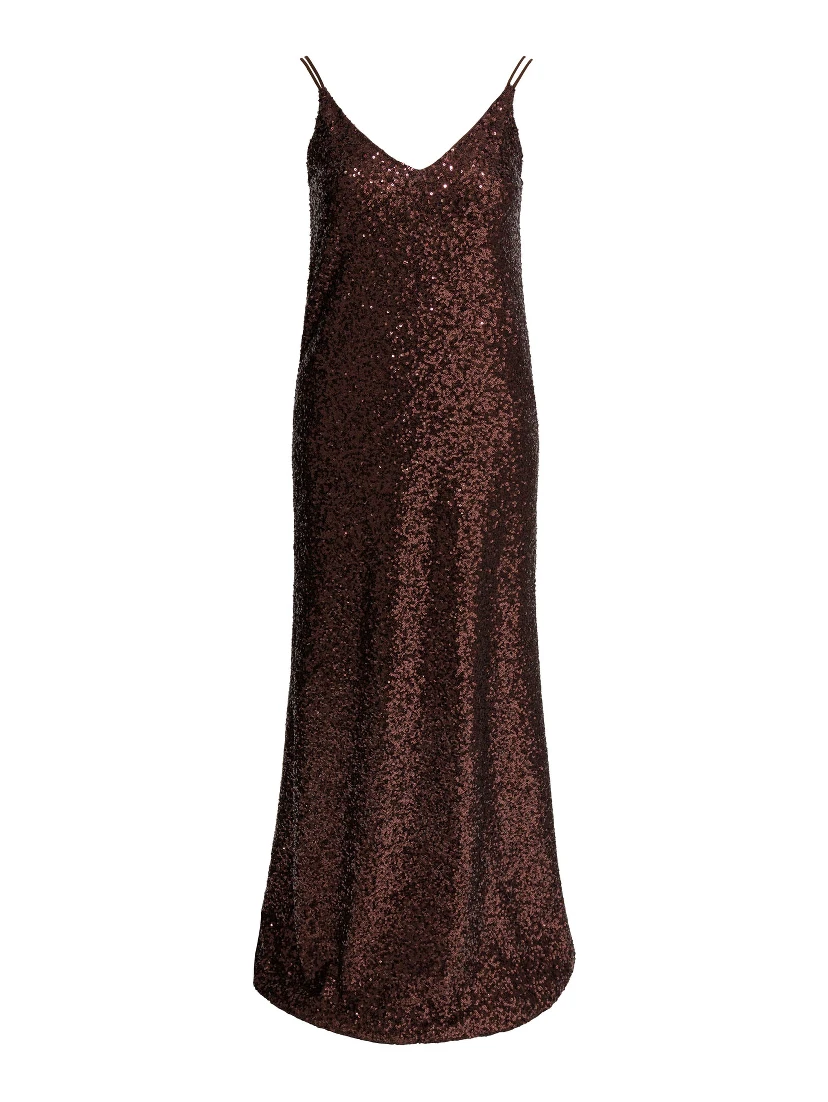 Long sequined dress