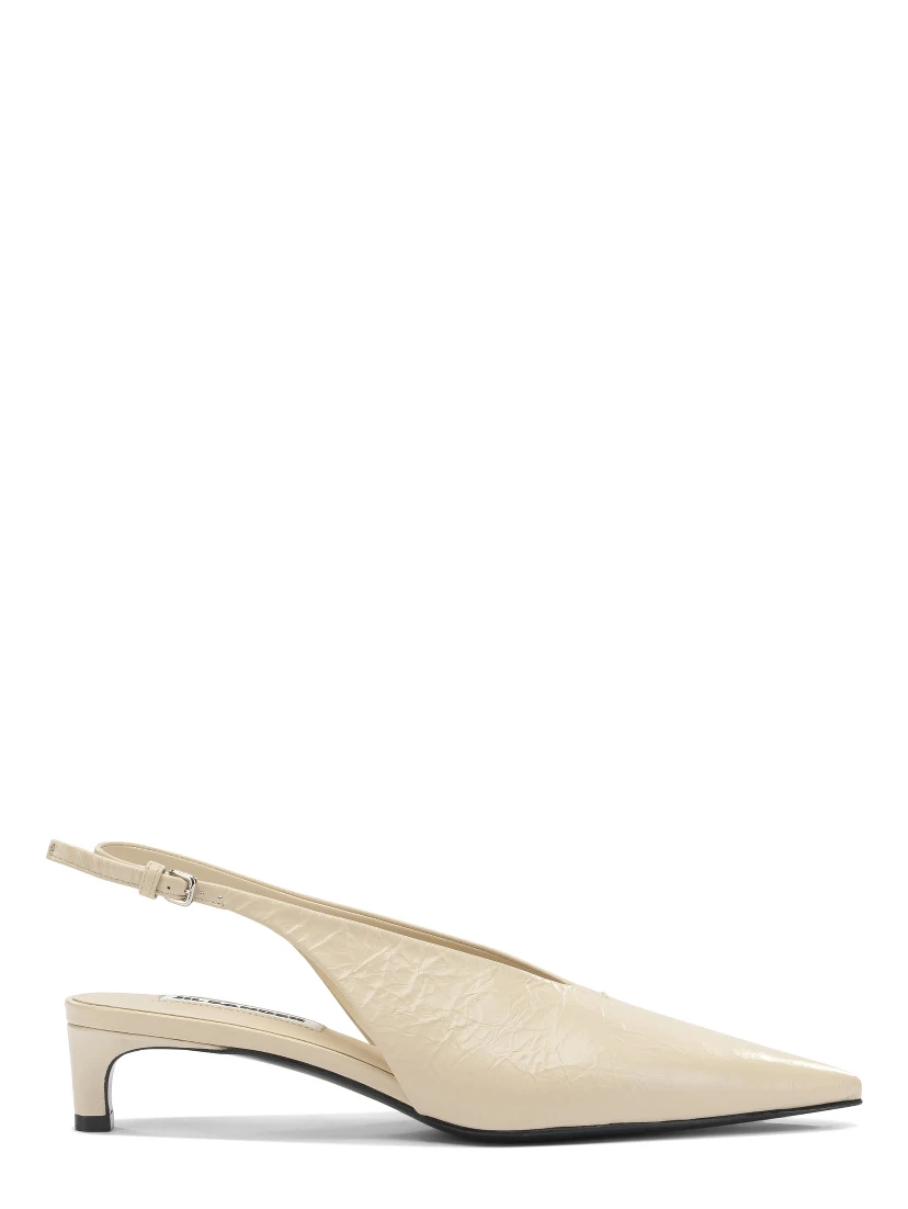 Leather slingback