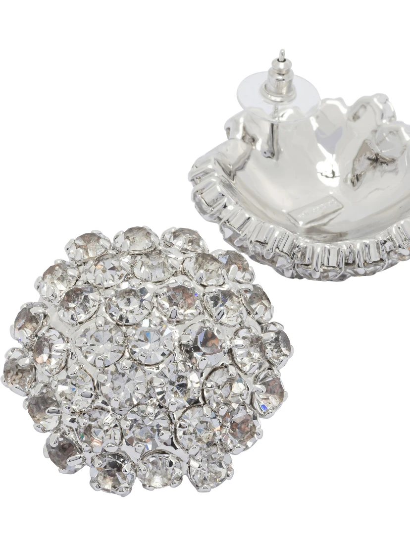 Earrings with crystals