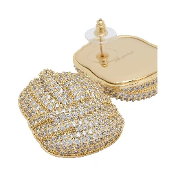 Crystal knot earrings