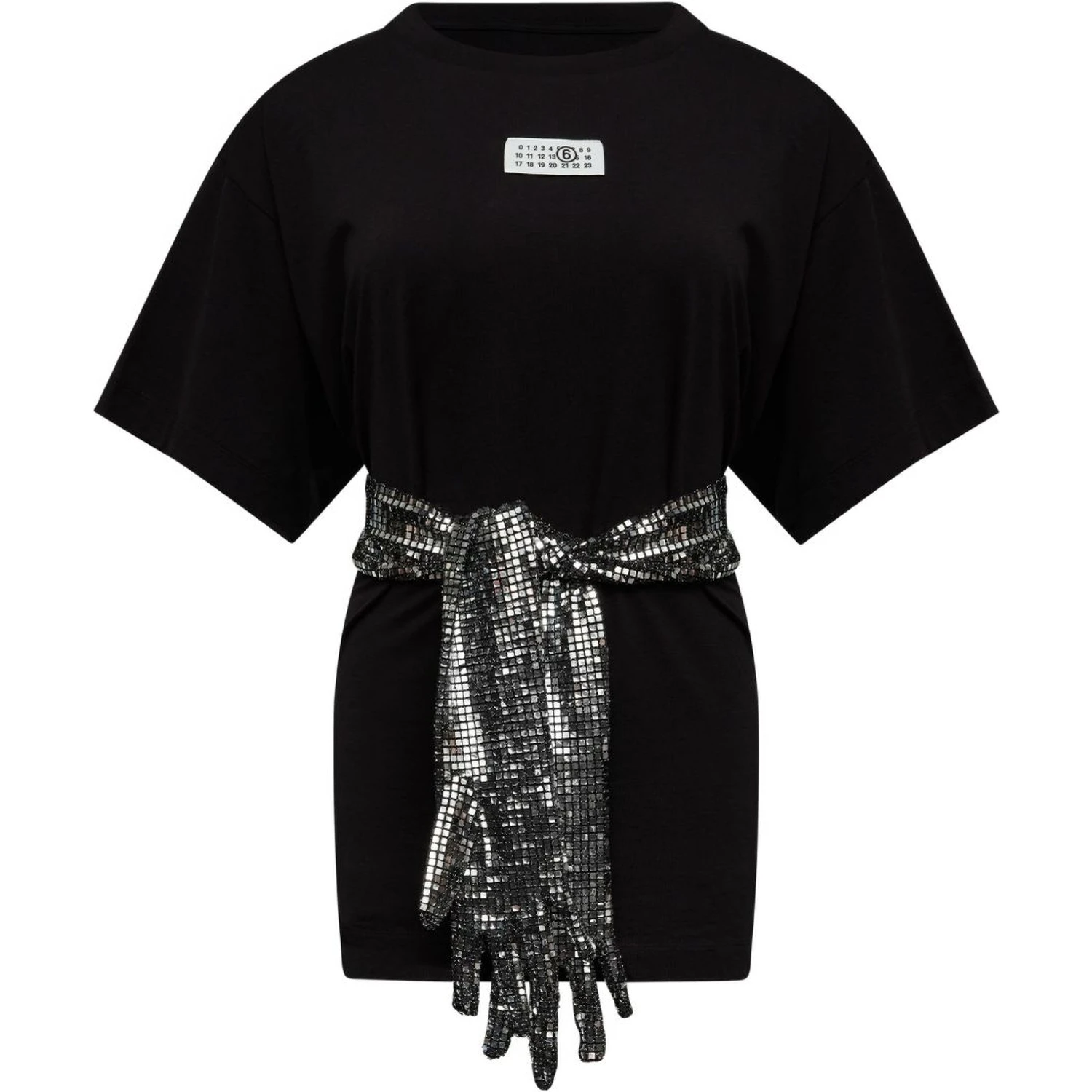 تيشيرتات وبولو سوداء من MM6 Maison Margiela