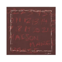 Maison Margiela Scarfs Bordeaux