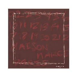 Maison Margiela Scarfs Bordeaux