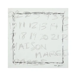 numbers-print neckerchief