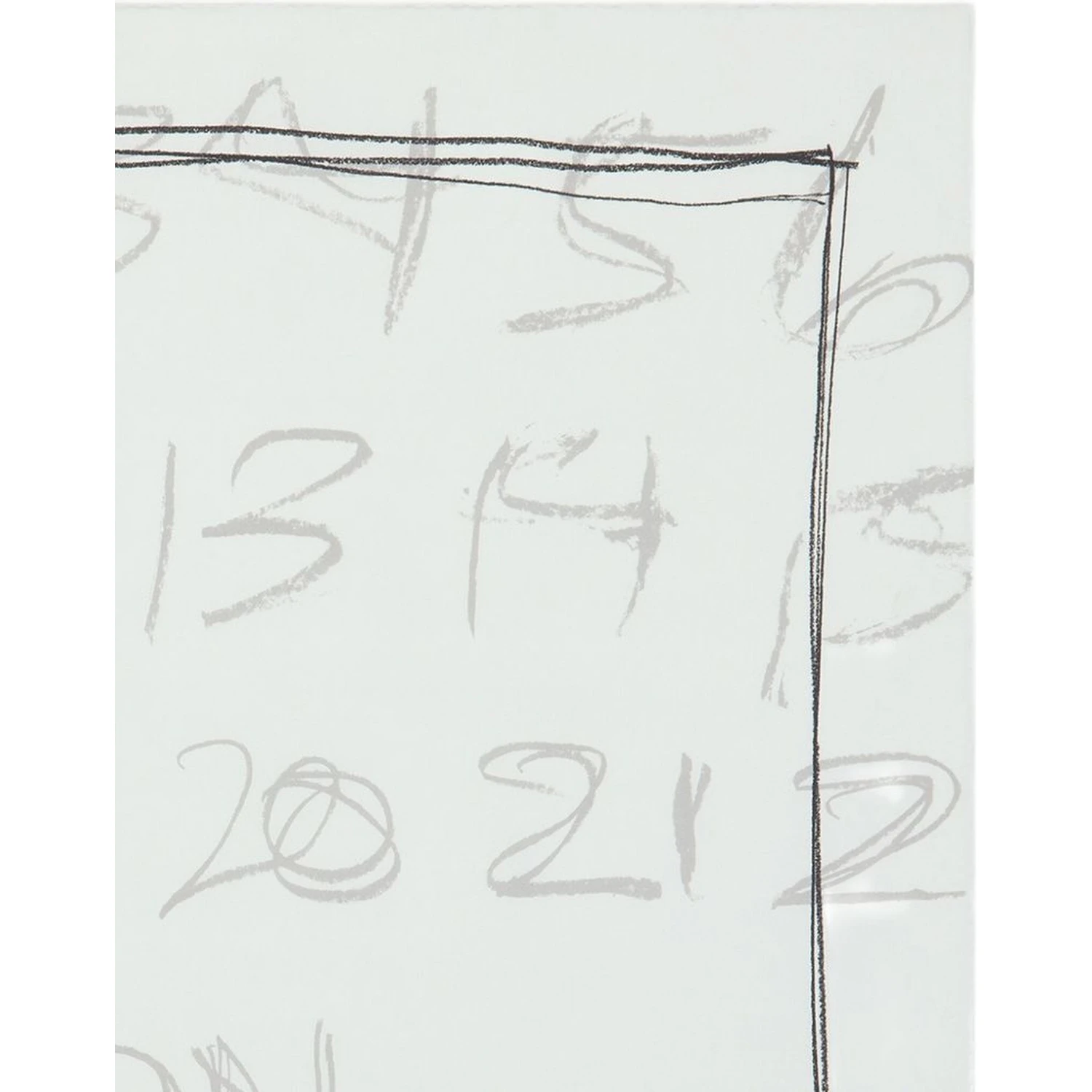numbers-print neckerchief