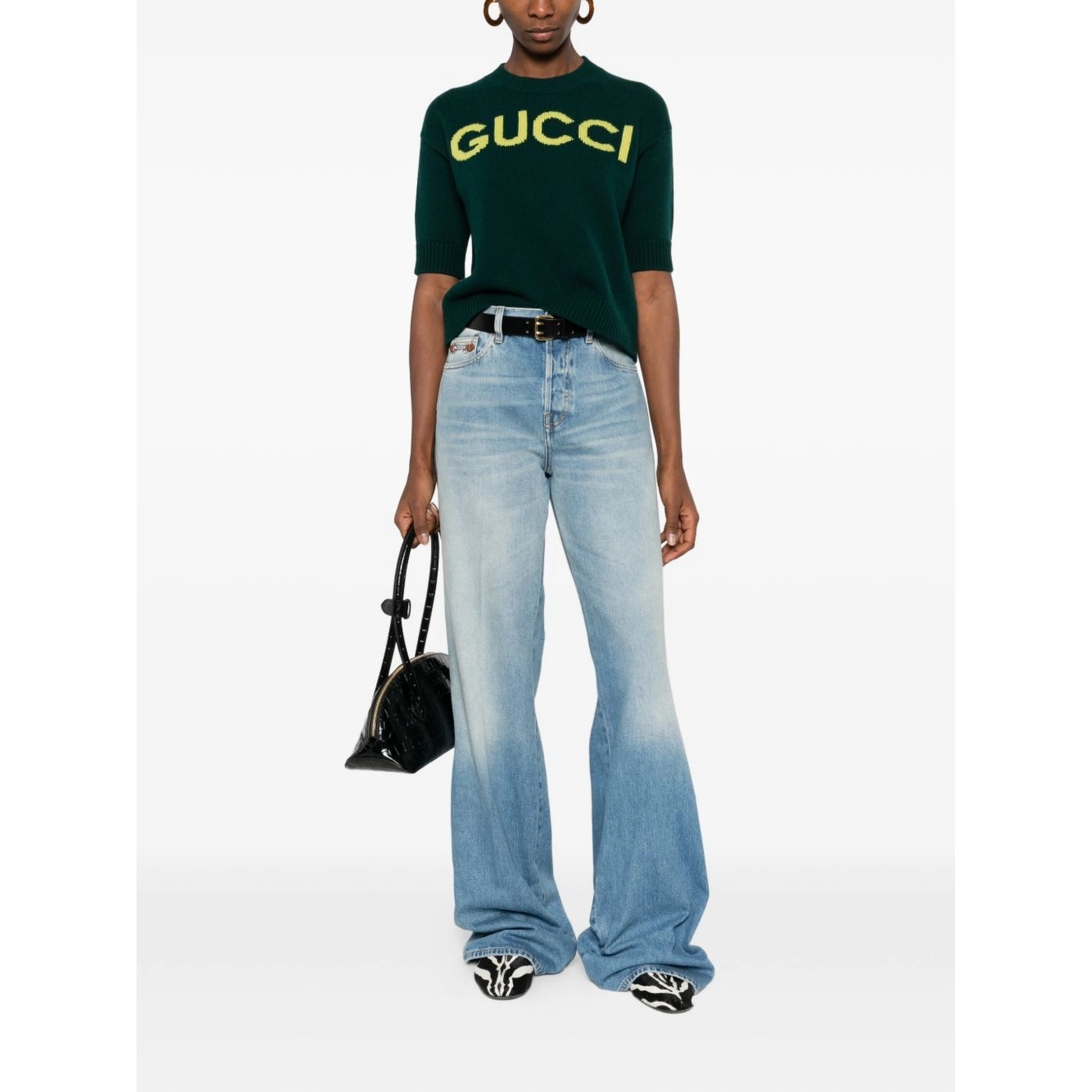 Gucci Sweaters Green