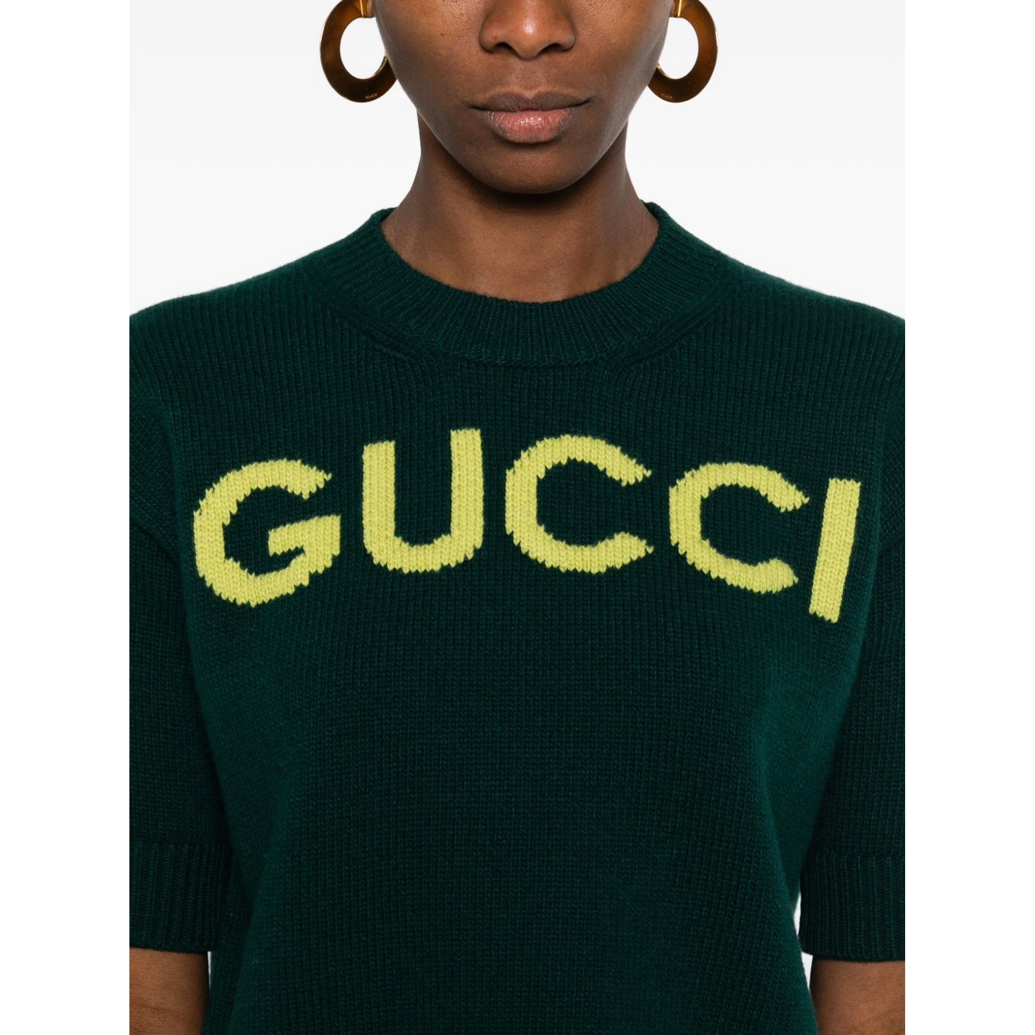 Gucci Sweaters Green
