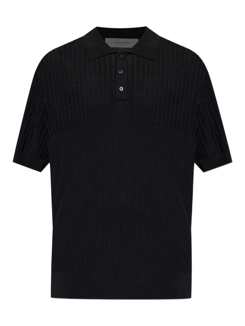 Golden Goose T-shirts and Polos Black