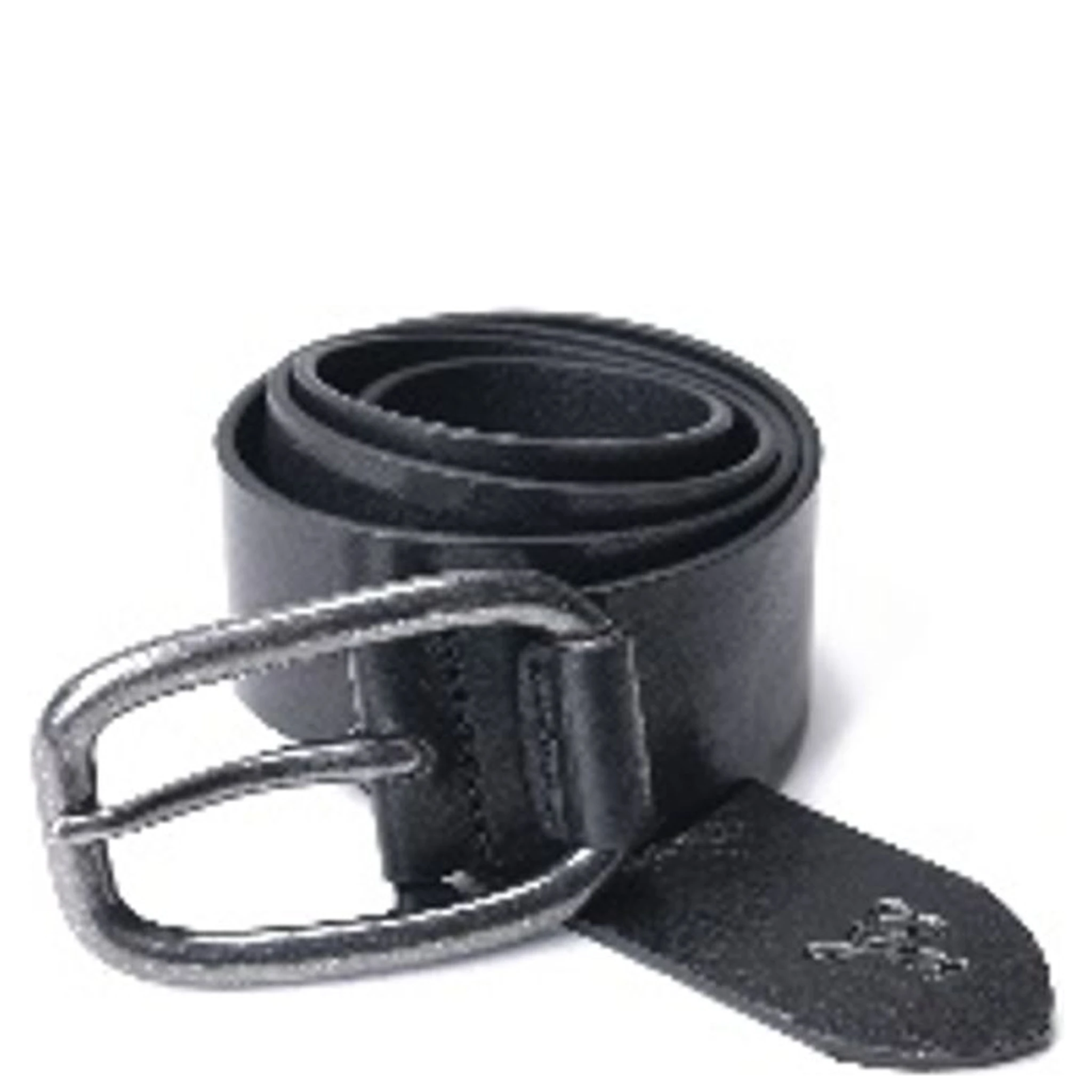 Black Leather Regular Belt