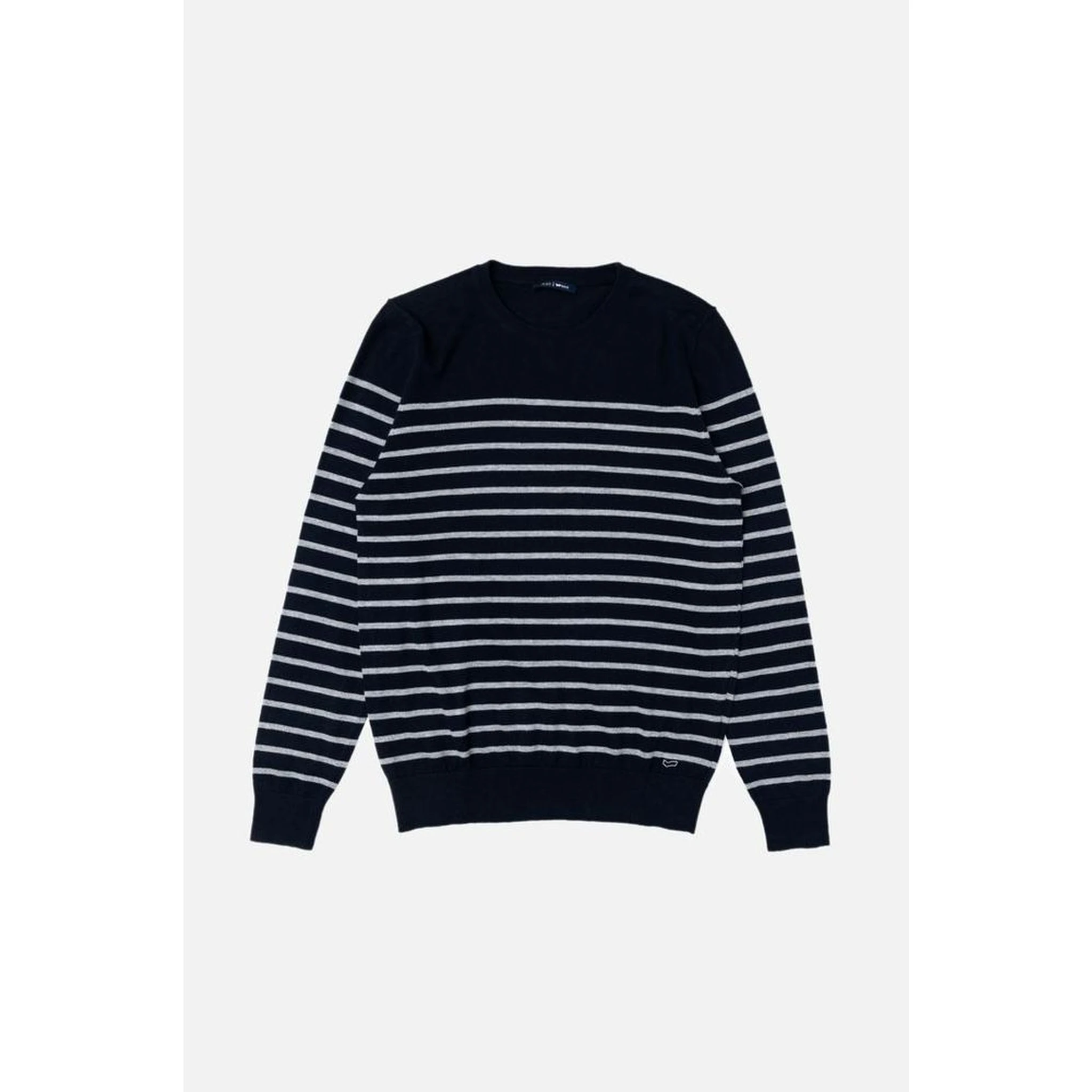 Navy Blue Cotton Cashmere Sweater