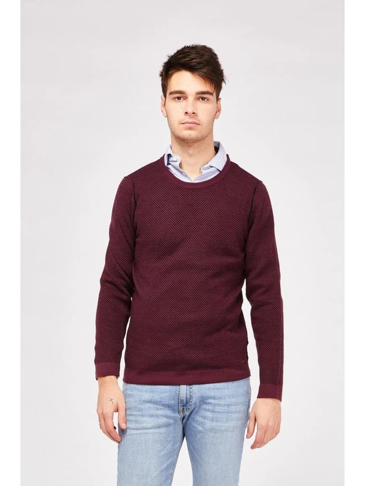 Bordeaux Wool Sweatshirt