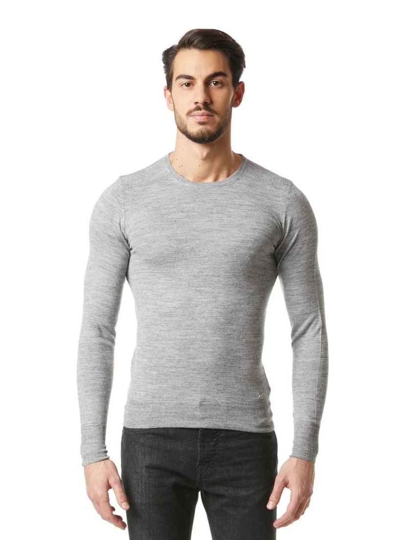 Black Leather Sweatshirt