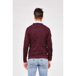 Bordeaux Wool Sweatshirt