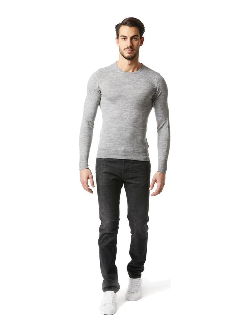 Black Leather Sweatshirt