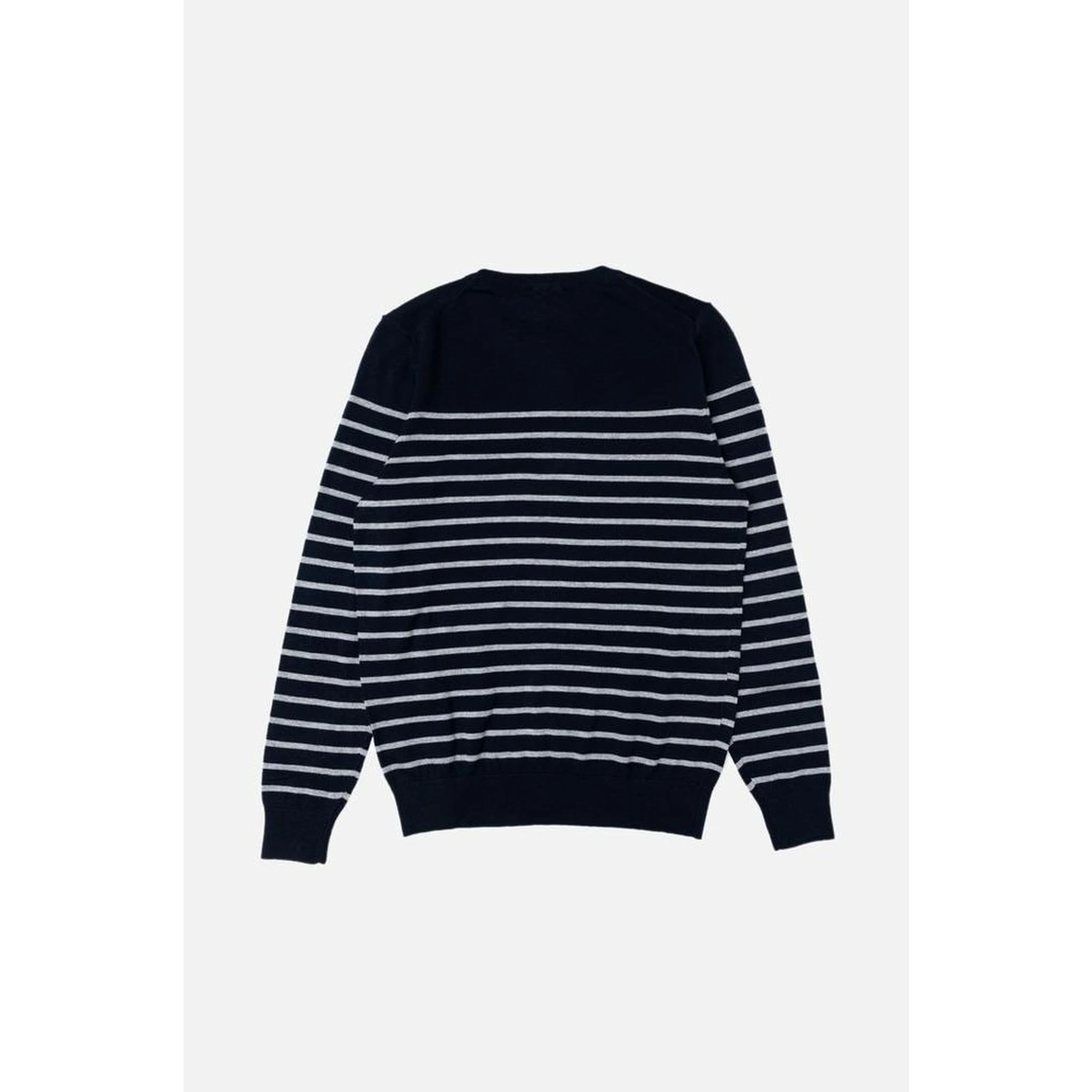 Navy Blue Cotton Cashmere Sweater
