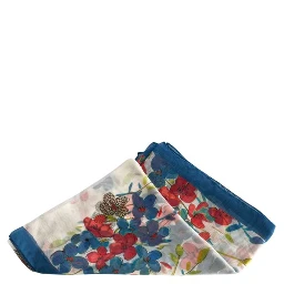 White Silk Women Scarf