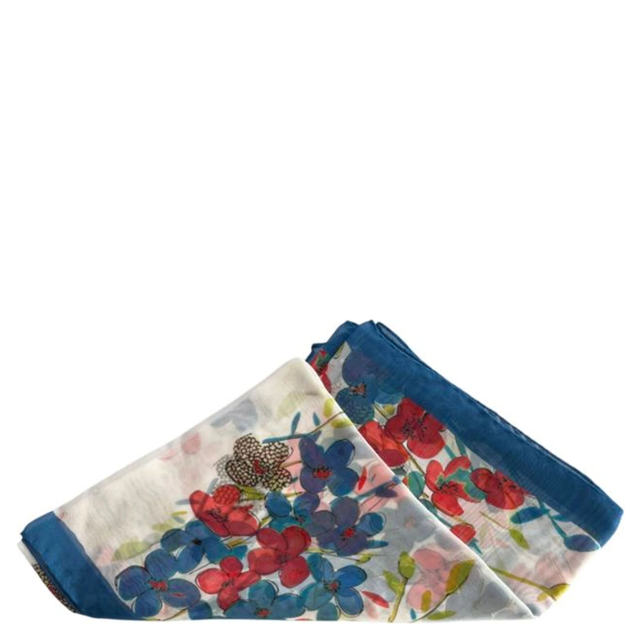 White Silk Women Scarf
