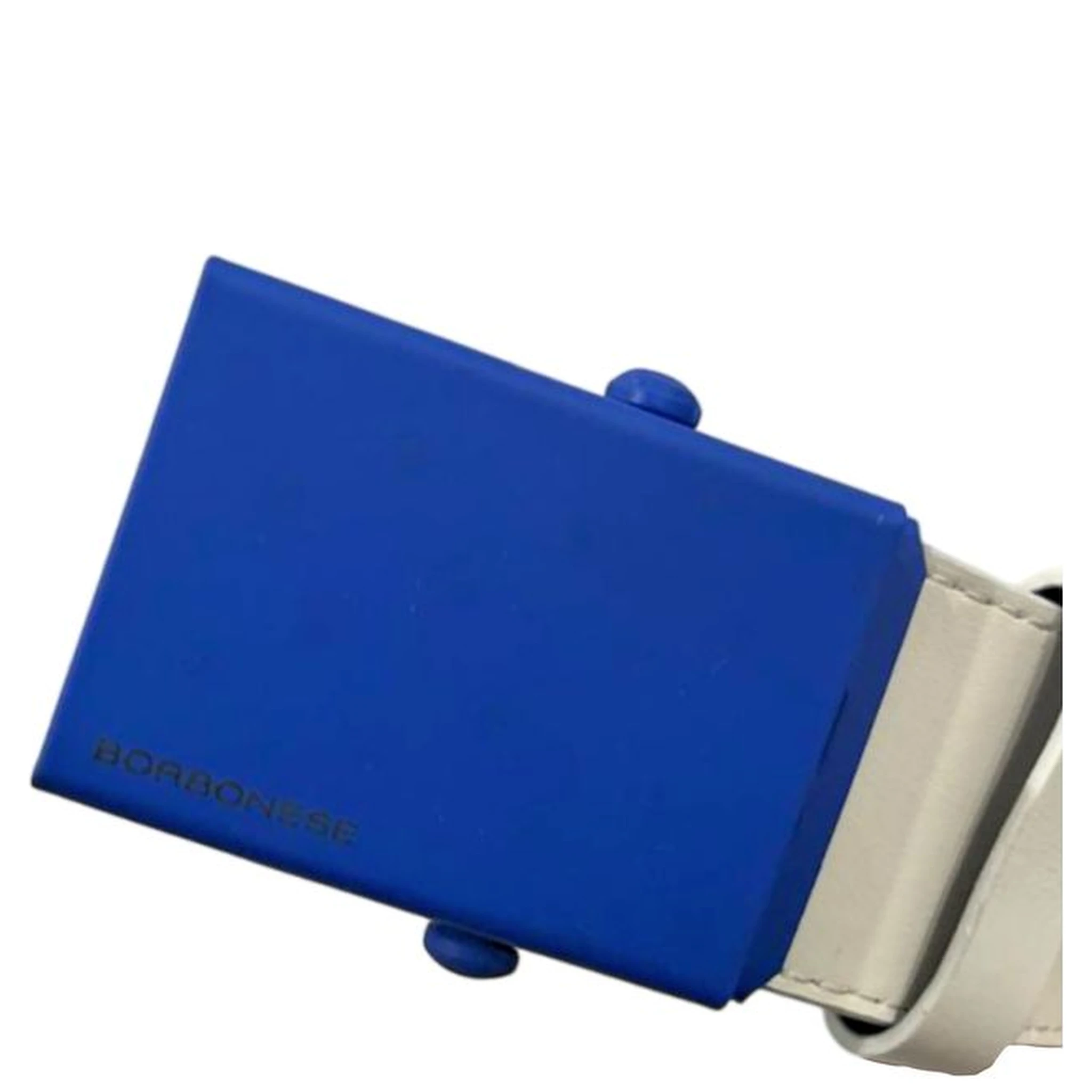 White Leather Men Belt