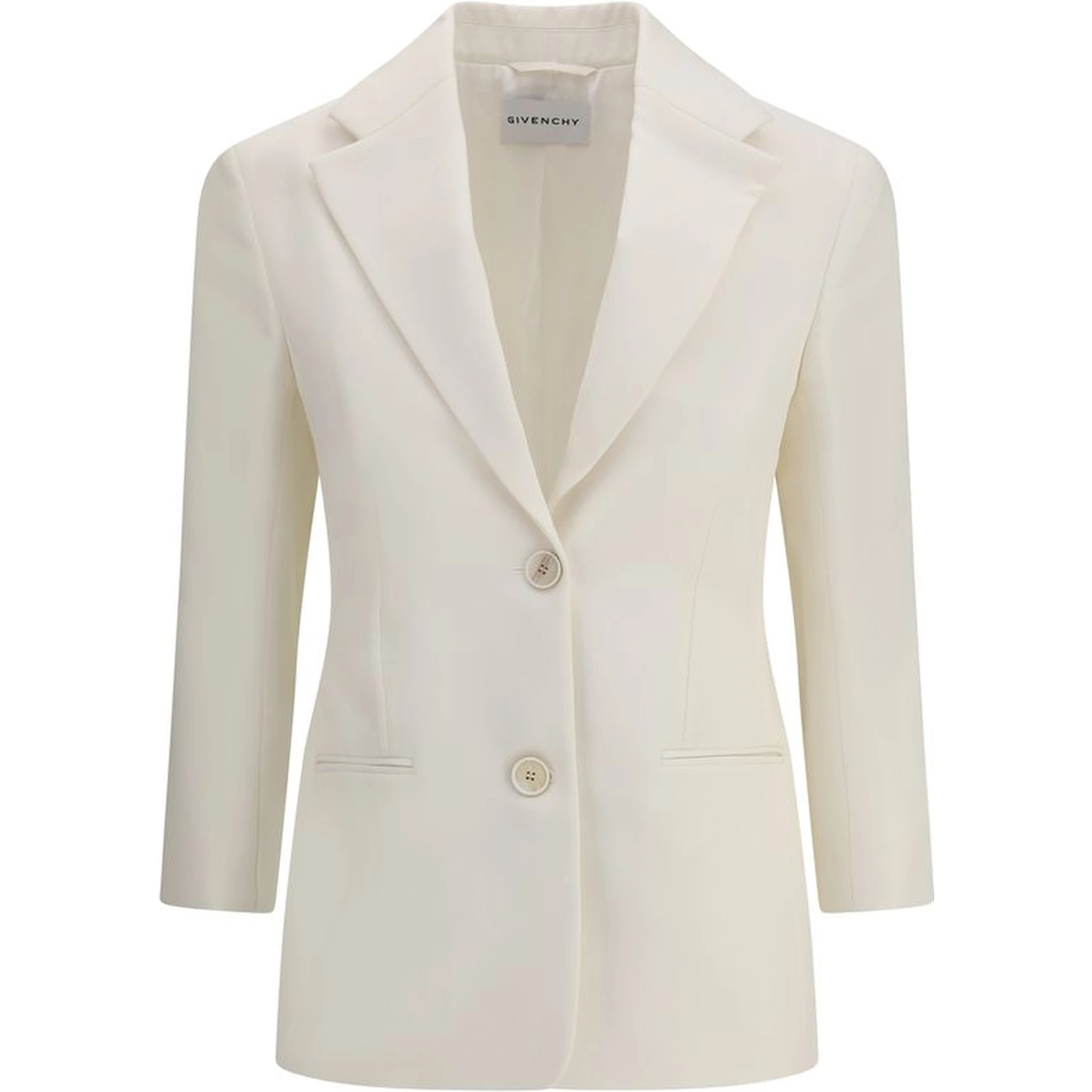 White Wool Blazer
