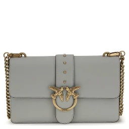 Gray Calf Leather Bos Taurus Shoulder Bag