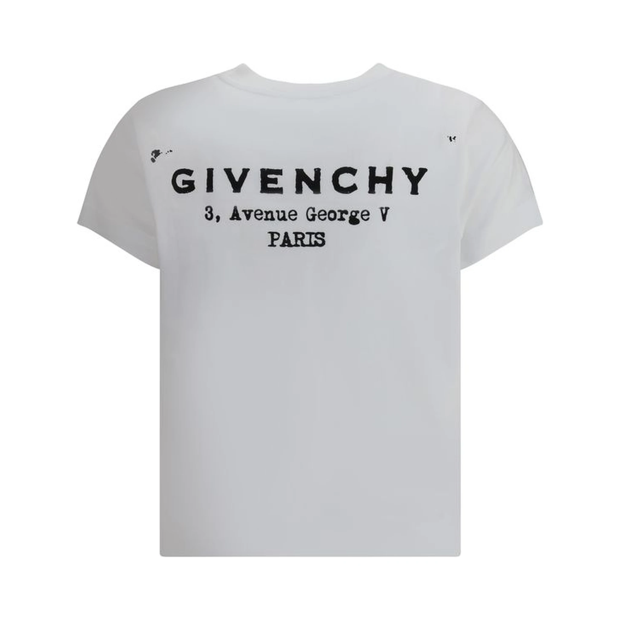 تي شيرت قطني أبيض