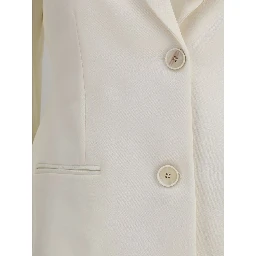 White Wool Blazer