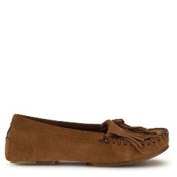 Brown Calf Leather Bos Taurus Slip-On Loafers
