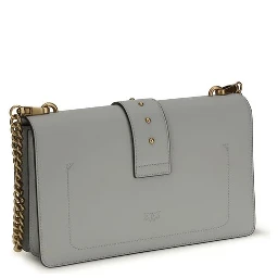 Gray Calf Leather Bos Taurus Shoulder Bag