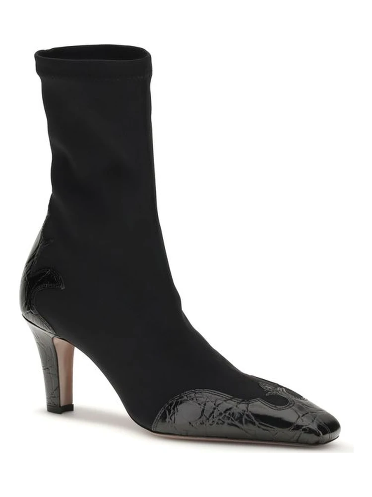 Black Calf Leather Bos Taurus Ankle Boots alternative