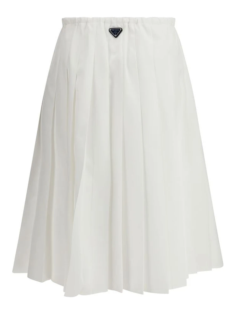 White Cotton Long Skirt alternative