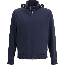 Blue Polyamide Shell Jacket