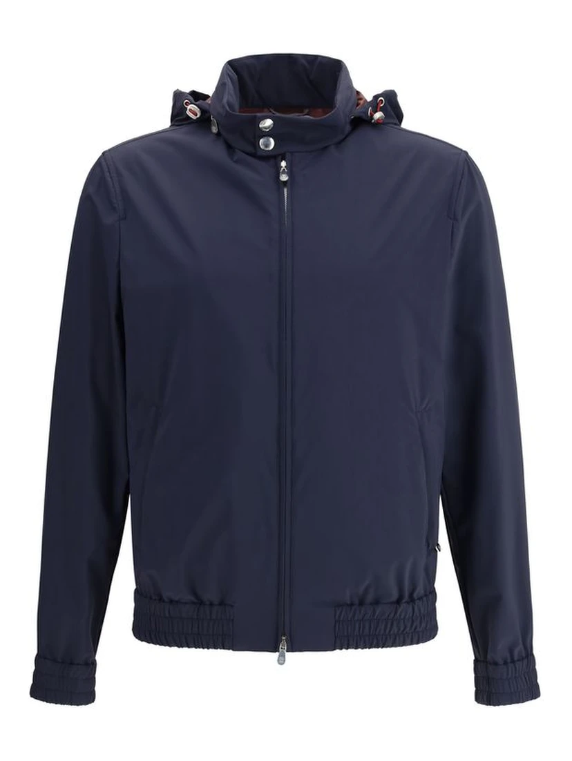 Blue Polyamide Shell Jacket