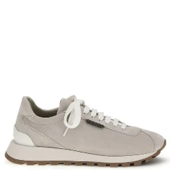 Gray Rubber Platform Sneakers