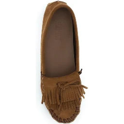 Brown Calf Leather Bos Taurus Slip-On Loafers