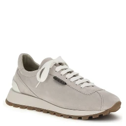 Gray Rubber Platform Sneakers