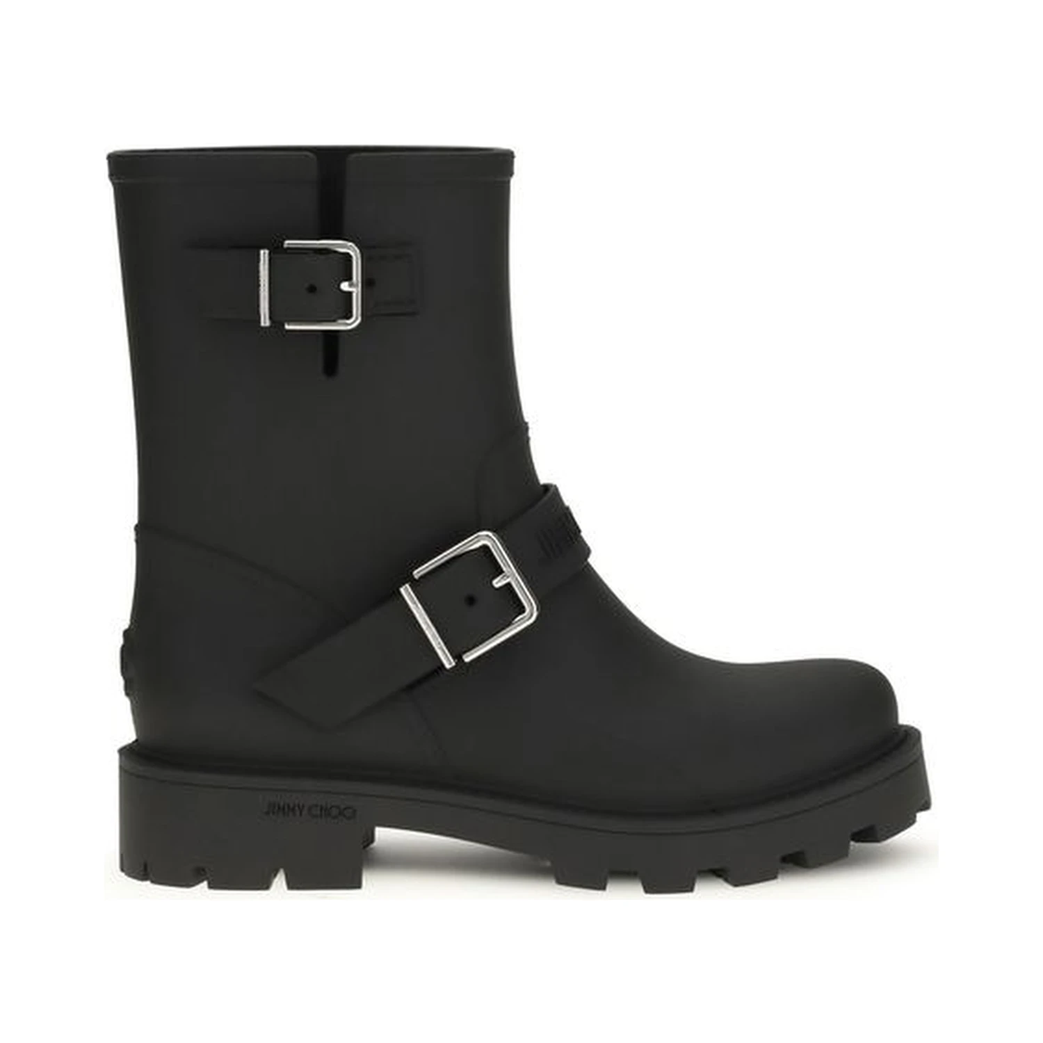 Black Polyurethane Rain Boots