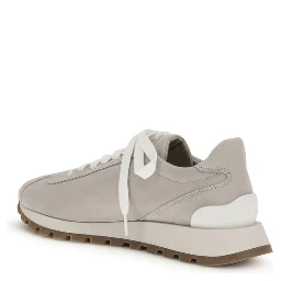 Gray Rubber Platform Sneakers