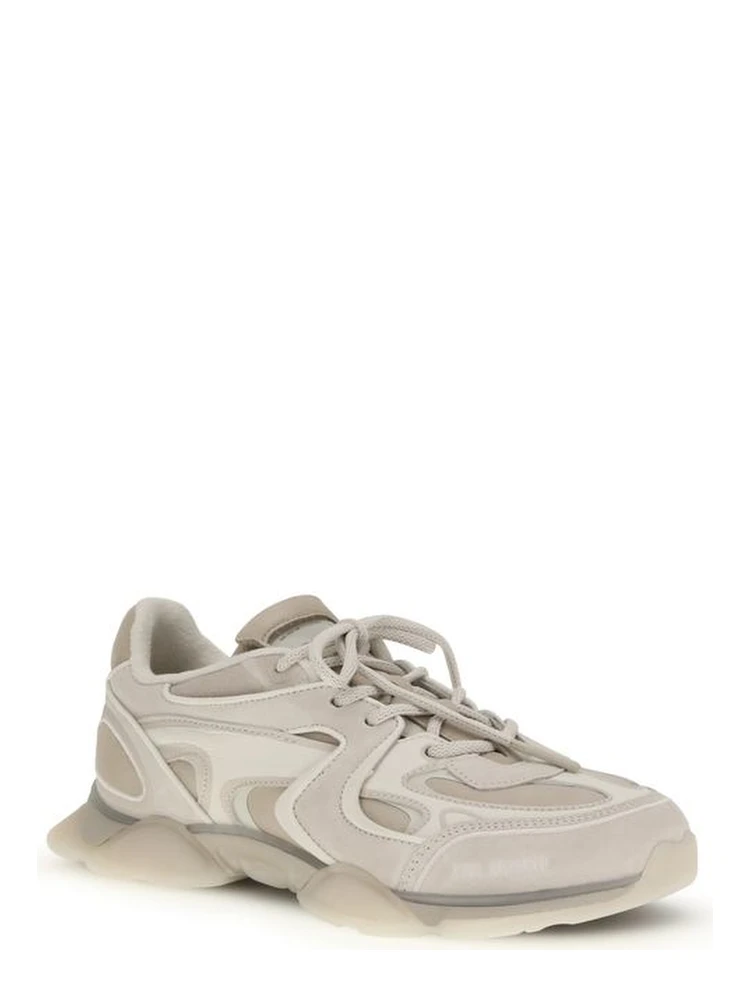 White Calf Leather Bos Taurus Chunky Sneakers alternative