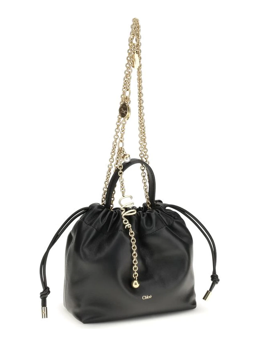 Black Calf Leather Bos Taurus Shoulder Bag