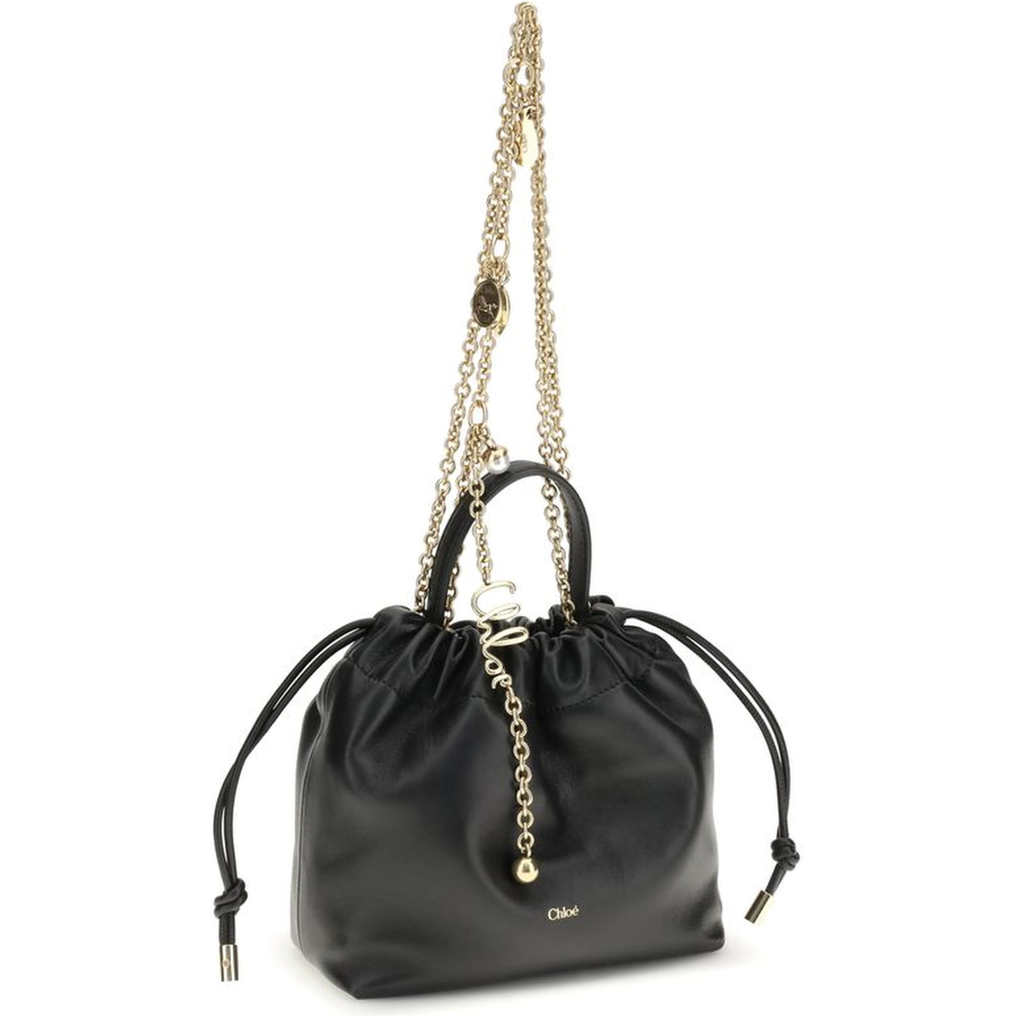 Black Calf Leather Bos Taurus Shoulder Bag