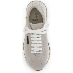 Gray Rubber Platform Sneakers